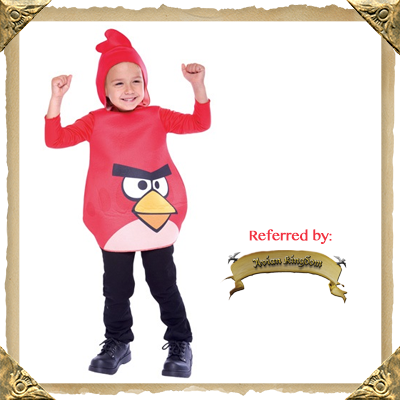 Red Angry Bird Halloween Costume for Kids